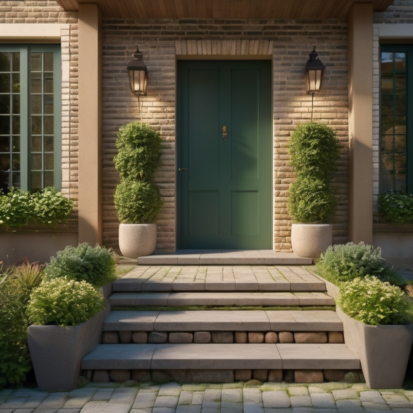 Double the Drama: Wooden Exterior Doors That Make a Statement